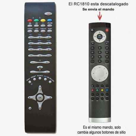 OKI TV mando a distancia original 16, 19, 22, 24, 26, 32 pulgadas, 37,40,  46 ..